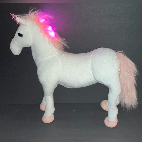 Amazing Girls Pet Sparkles 19” Interactive Unicorn Adorable Dolls *LightUp Mane* - Picture 3 of 13